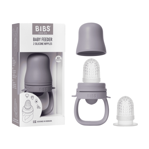 BIBS Food Feeder, Fossil Grey