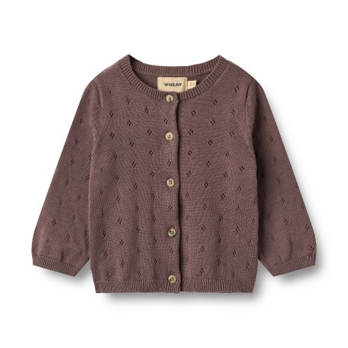 Cardigan, Wheat, Maia, Plum S