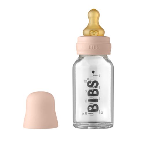 Glassflaske, BIBS, Latex, 110ml, Blush