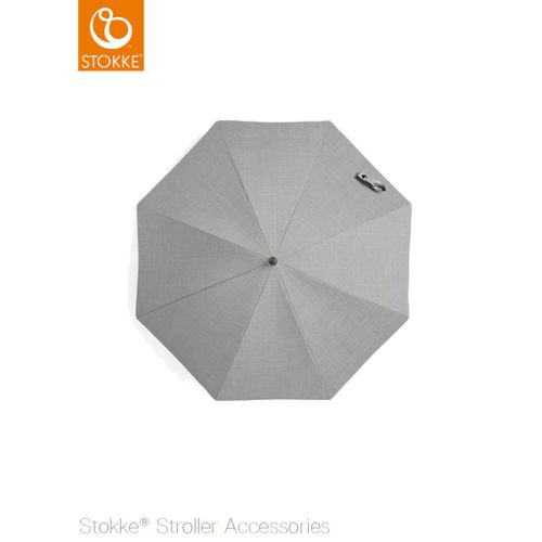 Stokke® barnevogn parasoll, grey melange/black