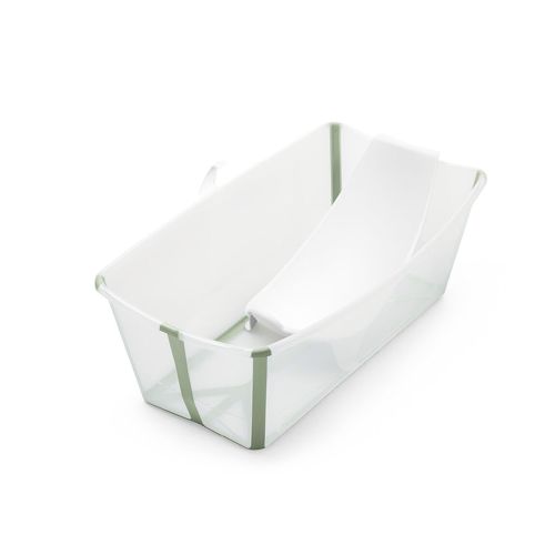 Stokke® Flexi Bath inkl. newborn support, Transparent Green