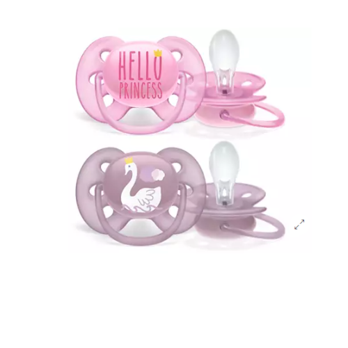 Smokk, Philips Avent, Ultra Soft, 6-18 mnd, Rosa/Lilla