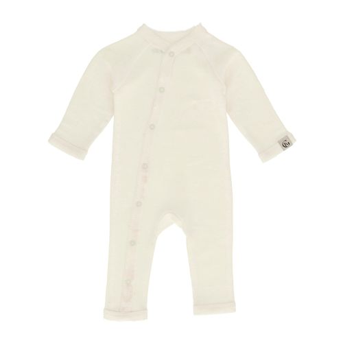 Vakke Ull Babydress, Gullkorn Design, Hvit