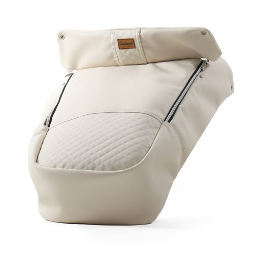 Fottrekk, Emmaljunga, De Luxe, Sand Beige Leather