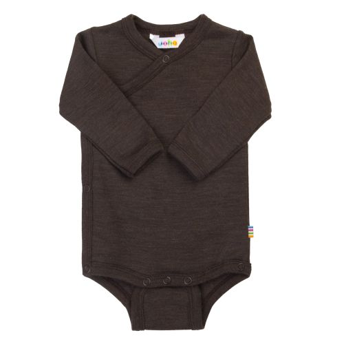 Joha Omslagsbody, Ull/Silke, Brun