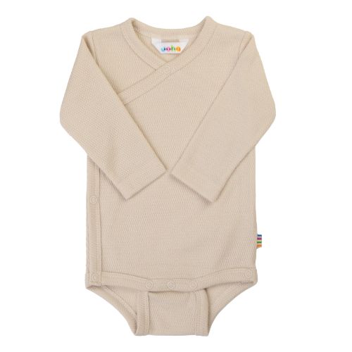 Joha Omslagsbody, Økologisk Bomull, Beige