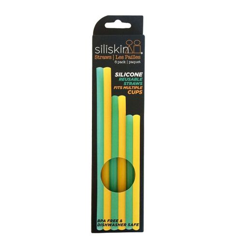 Siliskin silikonsugerør 6 pk