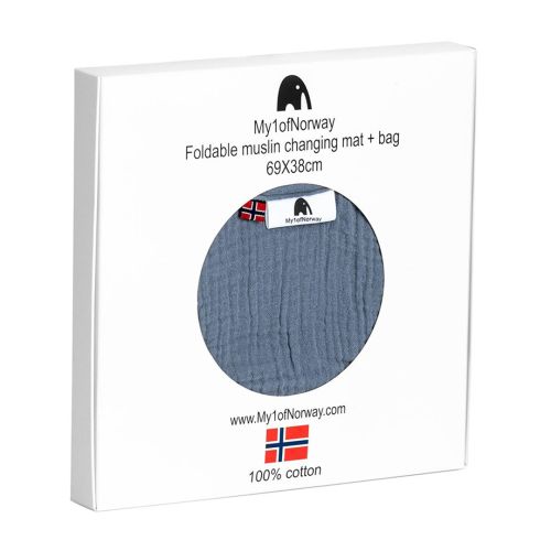 Sammenleggbar Stellematte, My1ofNorway, Støvet Blå