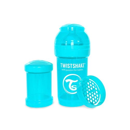 Flaske, Twistshake, Anti-Colic - 180ml, Pastell Blå