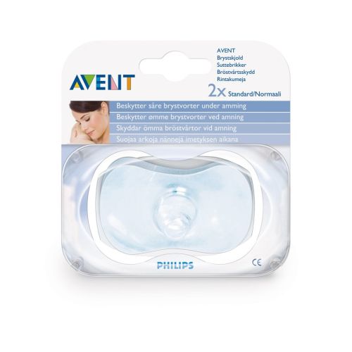 Brystskjold, Avent, Silikon, 2 pk.