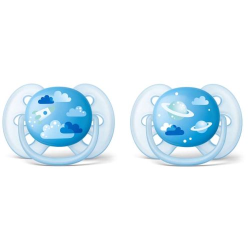 Smokk, Avent, Ultra soft, 6-18 mnd, 2pk, Blå