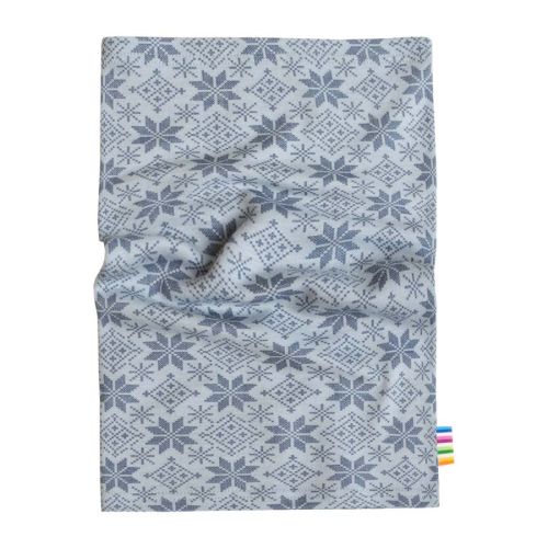 Joha ullhals, snow crystal blue