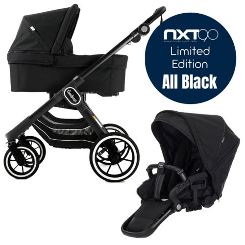 Emmaljunga NXT90F - Komplett - All Black - Limited Edition