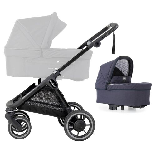 Barnevogn, Emmaljunga, SENTO, Black inkl. Liggedel, Lounge Navy