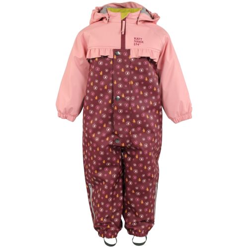 Vinterregndress Baby Pytt, Kattnakken, Rosa Krystall