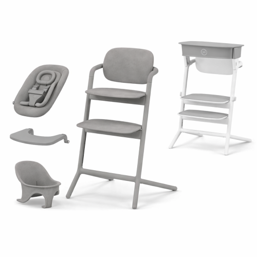 Spisestol, Cybex, Lemo 4-in-1, Suede Grey, Inkl Læringstårnsett
