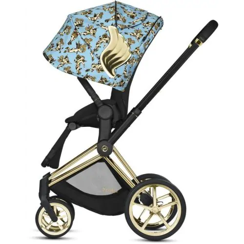 Baby Stroller Pram With Wings Cybex, Priam Jeremy Scott Wings, Cherub Blue
