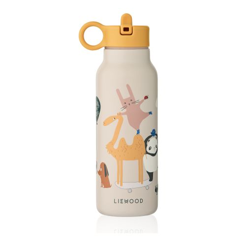 Liewood Drikkeflaske Falk, Around the world / Sandy, 350ml