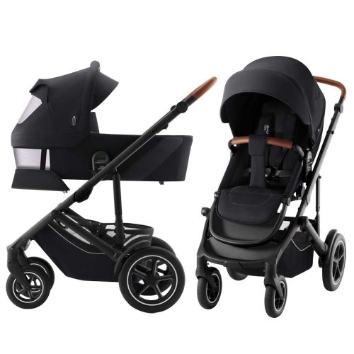 Komplett Barnevogn, Britax, Smile 5Z, Galaxy Black + Liggedel