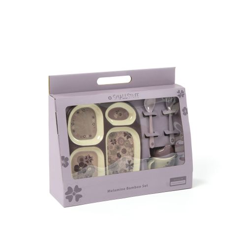 Smallstuff, Bambus Spisesett -Blomster