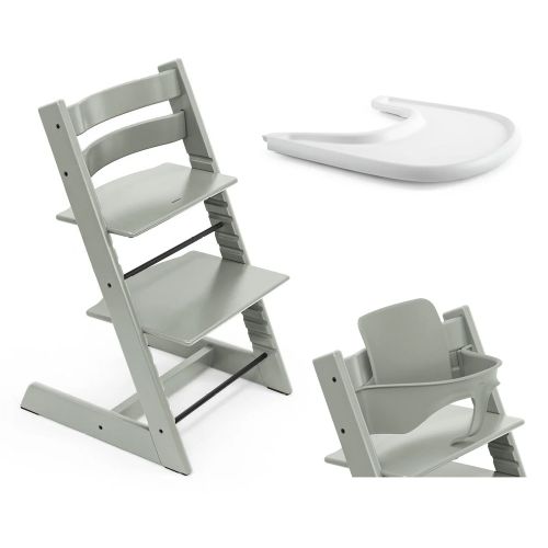 Pakke, Stokke Tripp Trapp, Ink Baby Set Glacier + Tray, Glacier Green