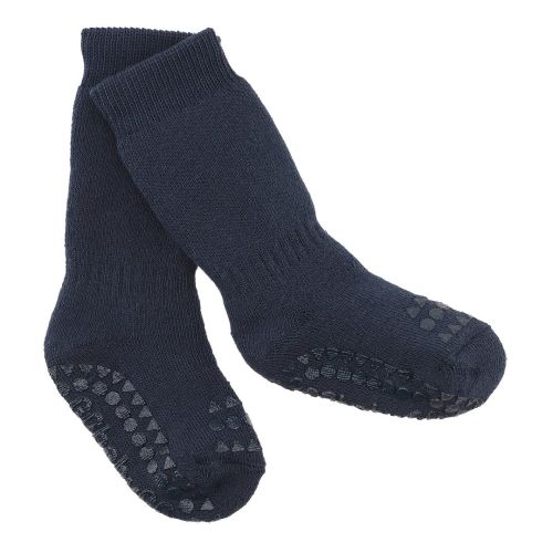 Ullsokker, GoBabyGo, Antiskli Dark Denim Melange