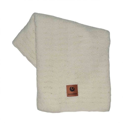 Easygrow Grandma Wave Blanket, Off White