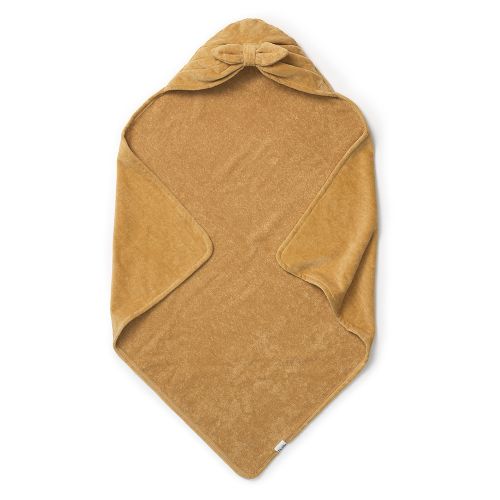 Elodie, Hooded Towel, Gold Bow