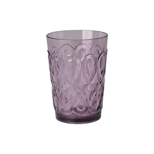 Plastglass i akryl, Dus plomme, Lilla, Rice
