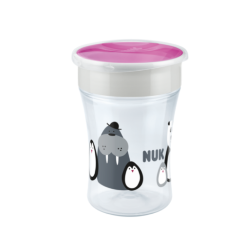 NUK, Evolution Magic Cup - Limited Edition, Monokrom, Rosa