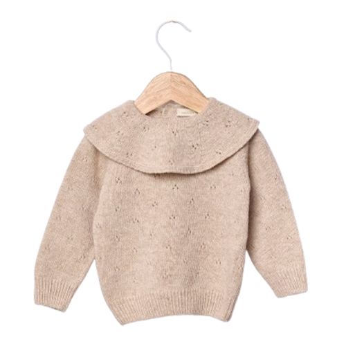 Wedoble Genser, Merinoull, Beige