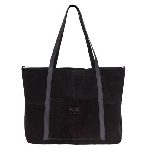 Stelleveske, Voksi® Ida Ising Citybag, Black Suede