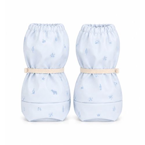Regnsokk, Milla & Max, Isblå Pattern