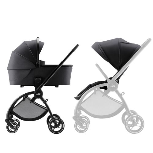 Britax Rio, Carbon Black, Komplett barnevogn