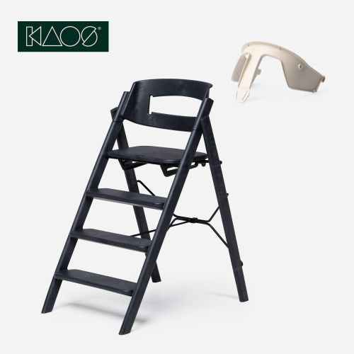 KAOS ReKLAPP®, Barnestol, Charcoal Black inkl. Bøyle, Ivory