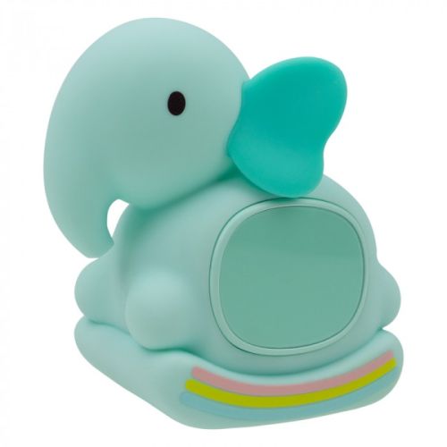 Nattlampe, Marys, Elefant m/ alarm, Turkis