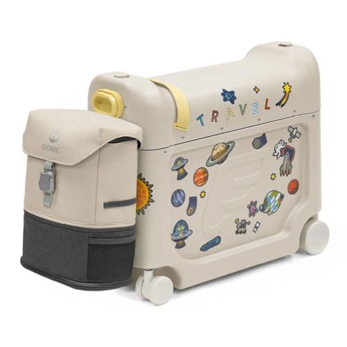 Bedbox+Crew Backpack, JetKids™ by Stokke®, Moonglow White