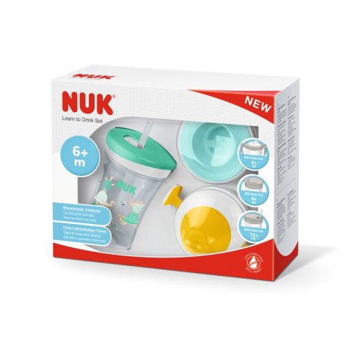 NUK Learn To Drink Set -White