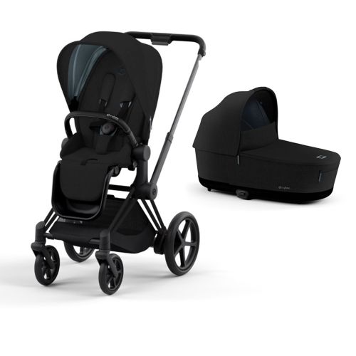 Komplett Barnevogn, Cybex, Priam, Matt Black, Stardust Black Plus