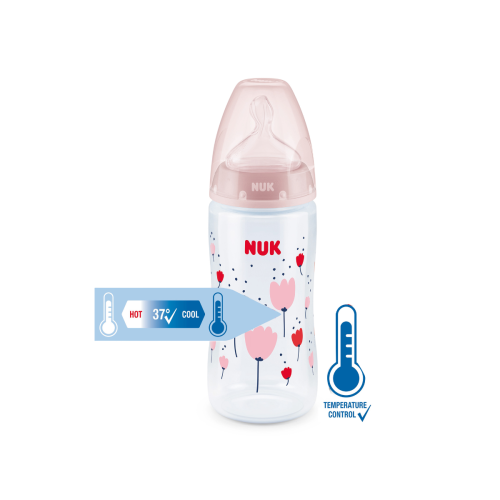 Flaske, NUK, First Choice+, Rosa 300ml