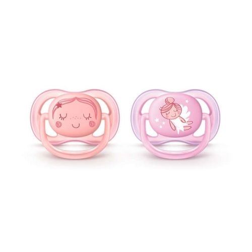 Smokk, Avent, Ultra air, 6-18 mnd, 2pk, Rosa/fersken