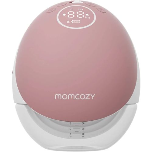 Momcozy M9 Single Bærbar. Brystpumpe, Rød