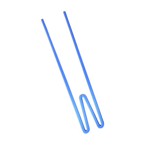 Plastspisepinne for nybegynnere, 1stk, Rice - Blå