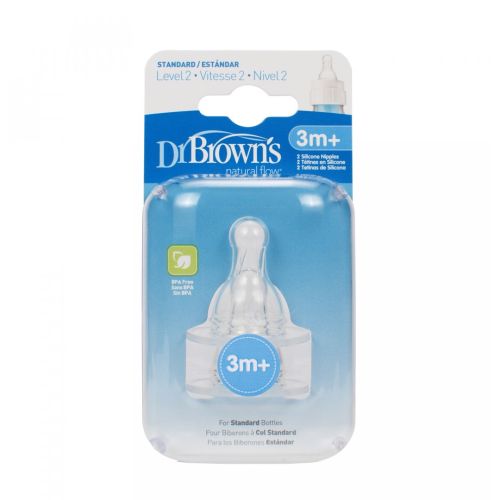 Flaskesmokk, Dr. Brown, Standard Str 2, 3-6mnd