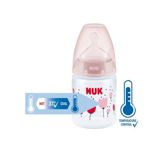 Flaske, NUK, First Choice+, Rosa 150ml