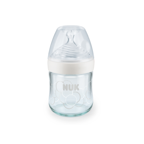 Flaske, NUK, Nature Sense Glass, Hvit 120ml