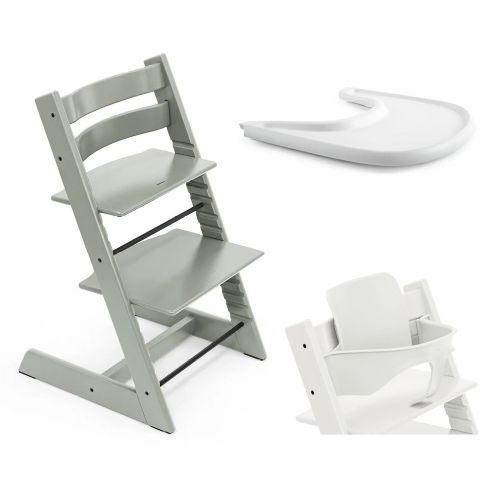 Pakke, Stokke Tripp Trapp, Ink Baby Set + Tray, Glacier Green