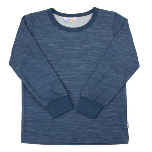 Genser, Joha, Ull/Bambus, Dark Denim