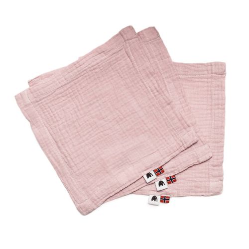 Vaskeklut, My1ofNorway, Støvet Rosa, 3pk