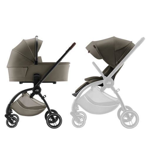 Britax Rio, LUX Urban Olive, Komplett barnevogn